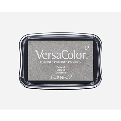 Immagine di Rayher 29017556 Versa Color pigmentato per timbri, plastica, Cement, 9,4 x 6,6 2 cm