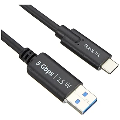 Immagine di PureLink cavo da USB C a A, 3.1 Gen 2 con trasferimento dati 10 GB/s, nero, 1,00 m