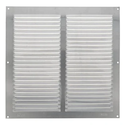 Immagine di Amig Griglia Quadrata in Alluminio, Griglie di ventilazione per uscita d&#039;aria, Ideale tetto cucina e bagno, Misure: 300 x mm, Colore: Argento