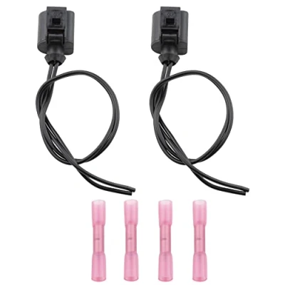 Immagine di FanPaYY Spina 2 poli Reparatursatz Kabelbaum, Scheinwerfer Kabelbaum Buchse compatibile con Sk0da A4 A6 A8 G0lf 1J0973722 (2 pezzi)