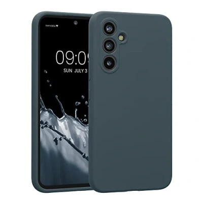 Immagine di kwmobile Custodia Compatibile con Samsung Galaxy A54 5G Cover Back Case per Smartphone in Silicone TPU Protezione Gommata ardesia scuro