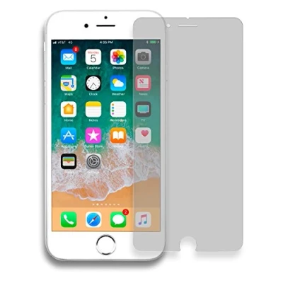 Immagine di MyGadget Vetro Temperato Opaco compatibile con Apple iPhone 6 6s 7 8 Pellicola Protettiva Scura Antigraffio e AntiImpronta Screen Protector