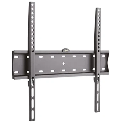 Immagine di Drall Supporto da Parete Universale per TV Solo 2,7 cm di Distanza dalla Piatto Stretto Fisso televisori LCD LED OLED 26 55 Pollici VESA 100 200 300 400 Modello Nero: P48A
