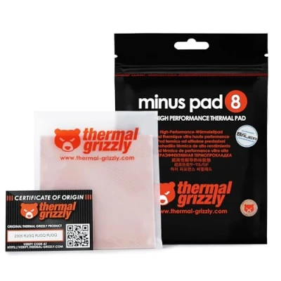 Immagine di Thermal Grizzly Minus Pad 8 termico, 100 x 2 mm, colore: Rosa