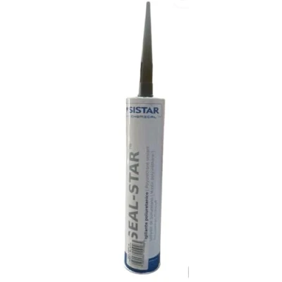 Immagine di Sistar Seal Star sigillante poliuretanico monocomponente per lamiere Colore Nero ml 310