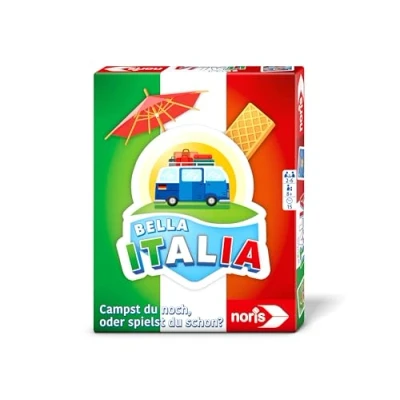 Immagine di Noris 606262070 Bella Italia (gioco di carte a partire dagli 8 anni) campeggio o stai già giocando? gioco da per bambini e adulti, 2 6 giocatori, circa 15 minuti durata del