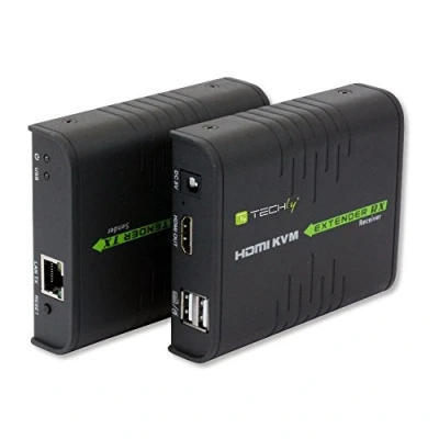 Immagine di Techly 028214 HDMI KVM Extender su Cavo di Rete