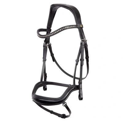 Immagine di BR Briglia Stanley Cob Nero / Argento