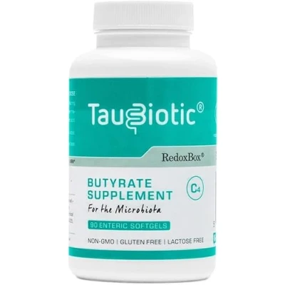 Immagine di TauBiotic® dalla RedoxBox® Integratore di Butirrato Butyrate (500 mg tributirrina) per il Microbiota 90 Softgel Gastro resistenti