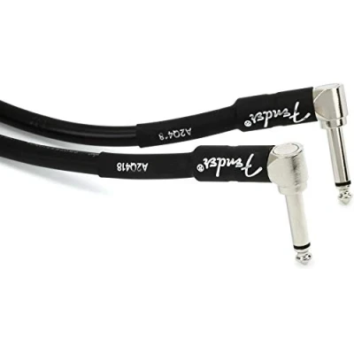 Immagine di Fender Cavo Professional Series, 0,9 m, nero, 2 x angled