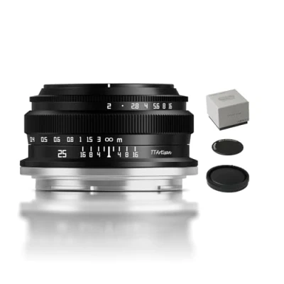 Immagine di TTArtisan APS C 25mm F2 Lente con corpo in metallo compatibile Nikon Z Mount Nero