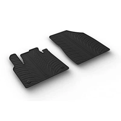 Immagine di Gledring 0021 Set tappetino Gomma anteriore 2 nero RENAULT: Kangoo III MPV