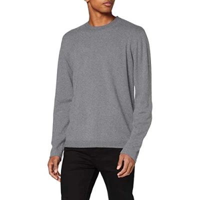 Immagine di FALKE 60111 Felpa da Uomo con Scollo Rotondo, Uomo, 60111, Grigio, M