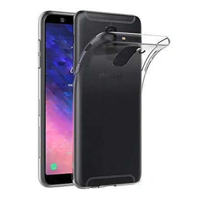 Immagine di AICEK Cover Compatible Samsung Galaxy A6 Plus 2018, 2018 Silicone Case Molle di TPU Trasparente Sottile Custodia per (6,0 Pollici)