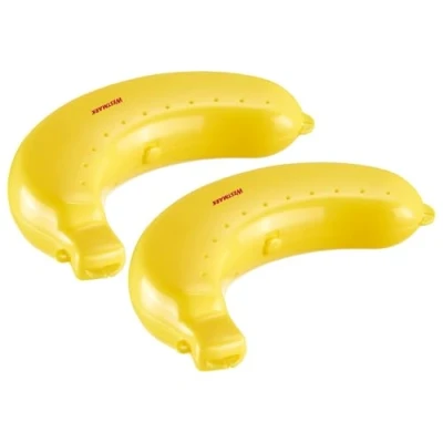 Immagine di Westmark 2 Contenitori per banane Pratiche scatole premium, robuste e senza BPA, protezione perfetta gli spostamenti 235 x 139 52 mm