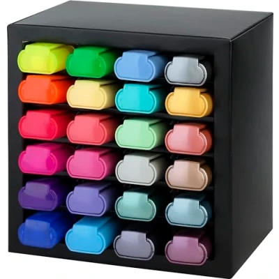 Immagine di Textliner 46 deskset da 24 inclusi 7x Neon, 9x Pastel e 8x colori...