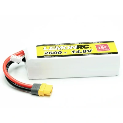 Immagine di LemonRC Batteria ricaricabile LiPo 14.8 V 2600 mAh Numero di celle: 4 35 C Softcase XT60