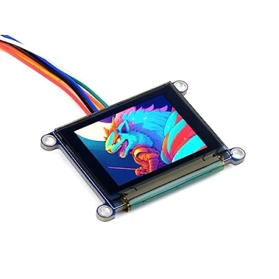 Immagine di Waveshare 1.27inch RGB OLED Module for Raspberry Pi, Arduino, STM32,128x96 Resolution 262K Colors Display Module,Embedded SSD1351 Driver Chip,3/4 wire SPI Communication