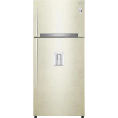 Immagine di LG GTF744SEPED Frigorifero Doppia Porta, Classe E, 509l, Wi fi, Door Cooling, Gestione Umidità, Dispenser Acqua, Cassetto 0 Gradi, Fabbricatore Del Ghiaccio, Compressore Smart Inverter Sabbia