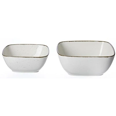 Immagine di Ritzenhoff &amp; Breker Set di 2 ciotole da portata Casa, 18 x cm e 22 cm, colore: Crema