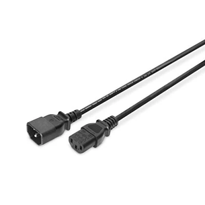 Immagine di Cavo IEC, Alimentazione Digitus [1x Spina IEC C14 1x Presa C13] 1.80 m Nero