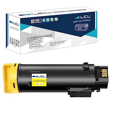 Immagine di LCL Compatibile Cartucce Toner 6510 6510DN 6510N WorkCentre 6515 6515DN Sostituzione per Xerox 6515/6515DN/6515 V/N/WorkCentre 6515DNI/6515DNM/6515N 106R03479 106R03475 2400Pagine(1Giallo)
