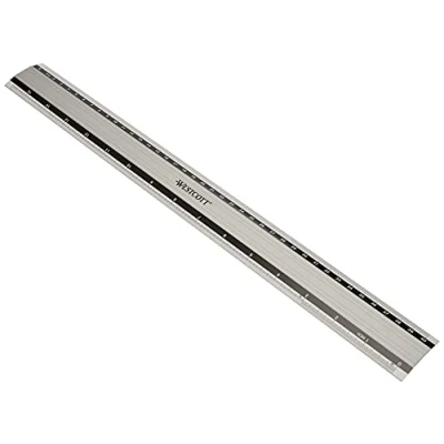 Immagine di Westcott E 10192 00 Righello in alluminio particolarmente antiscivolo, 40 cm / 16 pollici