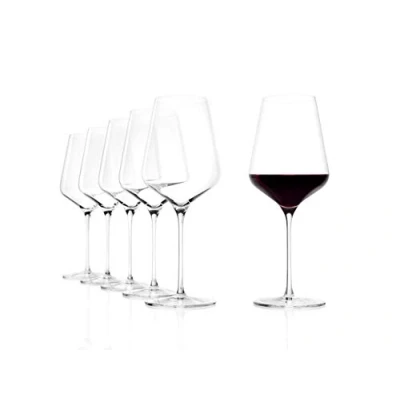 Immagine di Stölzle Lausitz Calice Bordeaux STARlight 675ml I Set di 6 Bicchieri da vino lavabili in lavastoviglie e infrangibili Calici altamente funzionali