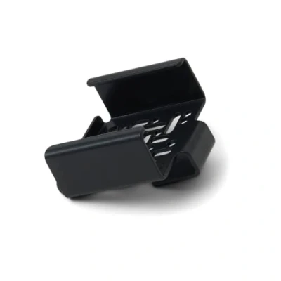 Immagine di Pedestal Supporto per TV compatibile con Apple Facile nascondere Box e cavi sul retro del tuo mobile Si adatta a supporti (nero)