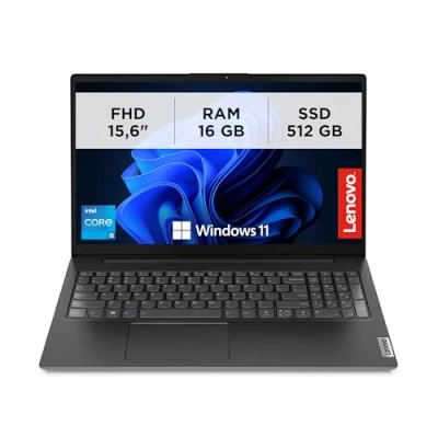Immagine di NOTEBOOK LENOVO V15 G4 IRU 15.6&quot; i5 13420H 3.4GHz RAM 16GB SSD 512GB NVMe WIN 11 PROF BLACK (83A100A6IX)