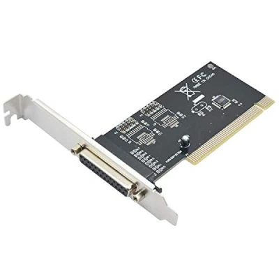 Immagine di Jeirdus Scheda PCI a porta parallela DB25 LPT di espansione con staffa basso profilo, Port Converter Controller adattatore per PC desktop