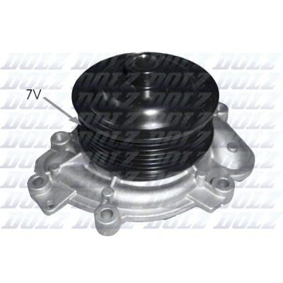 Immagine di DOLZ M231 Pompa acqua con puleggia cinghia Poly V Alloggiamento in alluminio MERCEDES BENZ: Classe E Sedan, GLK, C Sedan