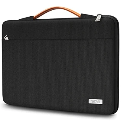 Immagine di TECOOL Custodia PC 15,6 Pollici per 15 15,6&quot; HP Lenovo Thinkpad Ideapad Acer Asus Dell Chromebook Samsung Laptop, Portatile Borsa Computer Sleeve Notebook, Nero
