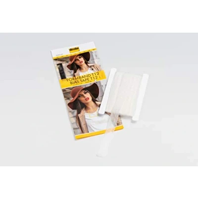 Immagine di Vlieseline Nastro sbieco termoadesivo: 5 m x 12 mm, Bianco, 100% Poliammide, 5m 12mm, unità