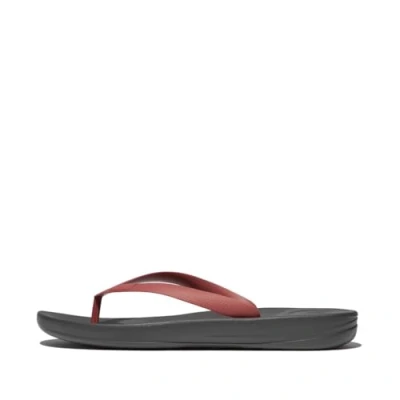 Immagine di Fitflop Iqushion Ergonomic Flip Flops, Infradito Uomo, Rosso Mattone, 41 EU