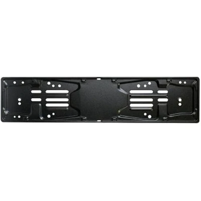 Immagine di BSSTORE® Portatarga 99 Per Auto Universale In Acciaio Nero (Posteriore)