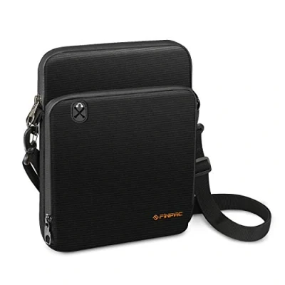 Immagine di FINPAC Custodia Borsa, Protettivo Tracolla con Idrorepellente Cerniera per 11&quot; iPad Pro M4/M3/M2 2024 2018, 10,9&quot;/11&quot; Air, 10.9&quot; 10a Gen 2022, 10.2&quot;/9.7&quot; iPad, Samsung Tab A9+ 11/S9 FE 10.9,