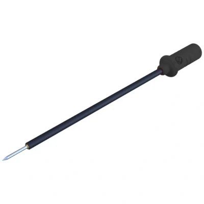 Immagine di SKS Hirschmann Micro Pruef MPS 2/0,64 FT sw Sonda Connettore 0,64 mm CAT I Nero 1 pz.