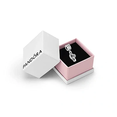 Immagine di Pandora 791242CZ Ciondolo a cuori intrecciati in argento da donna