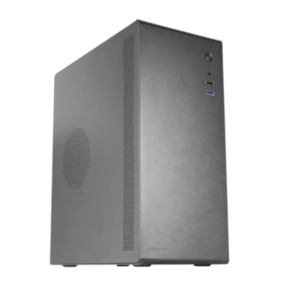 Immagine di Tacens NOVAX, Case PC Micro ATX Ultra compatto, Design Completo in Metallo, 1x Ventola Posteriore 80mm, Mini Tower con Grande Capacità Interna, Nero