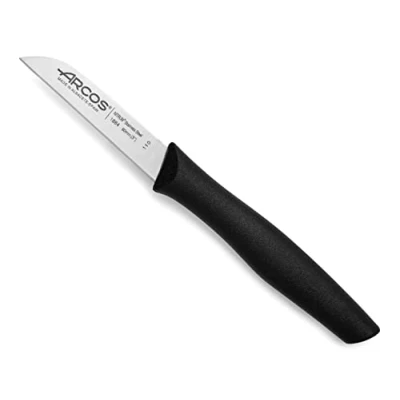Immagine di Arcos Serie Nova Spelucchino Coltello per sbucciare Lama Acciaio Inossidabile Nitrum 80 mm Manico Polipropilene Colore Nero