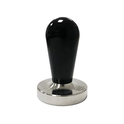 Immagine di Scarlet espresso Tamper »Elegante» per barista; con manico ergonomico in alluminio e base acciaio inox di precisione lavorata; un&#039;estrazione perfetta macchine portafiltro (set: 58 mm)