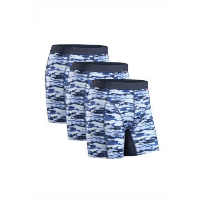 Immagine di Danish Endurance Sport 3 PACK Culotte, Uomo, Taglia: XL, Blue camouflage