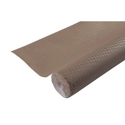 Immagine di Pro Nappe Rif 800650I Cartone da 16 tovaglie usa e getta in carta goffrata Goffratura unica, estetica profonda Rotolo 6 m di lunghezza 1,20 larghezza Colore tortora Made