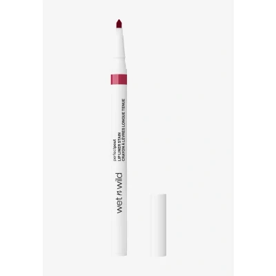 Immagine di Wet n Wild Perfect Pout Lip Liner Stain, Matita Labbra a Prova di Trasferimento per Riempimento labbra, Punta Elevata Precisione e Lato Piatto Facile Riempimento, Lunga Durata, Spilled Wine