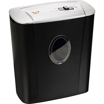 Immagine di Peach PS500 10 Distruggi Documenti, trita documenti 5 fogli 11 litri particelle di 4 x 52 mm (P 3) carte credito e graffette, taglio incrociato