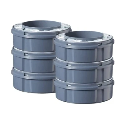 Immagine di Tommee Tippee Twist and Click Advanced Nappy Disposal Sangenic Tec Refills, Pack of 6 (Compatible with Tec, Bins)