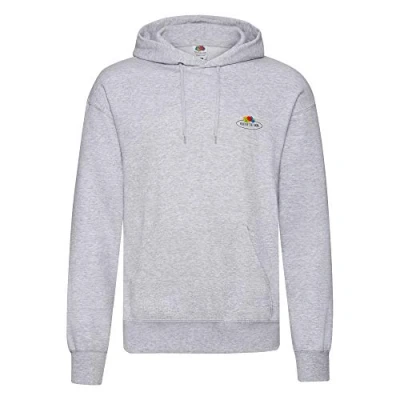 Immagine di Fruit of the Loom Felpa con cappuccio uomo, grigio., L