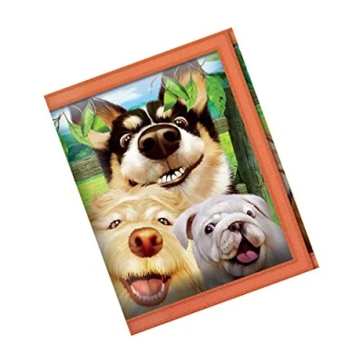 Immagine di Deluxebase 3D LiveLife Portafoglio Selfie Canino Portafogli Cane lenticolare 3D. Porta contanti, monete e carte con grafica realizzata autorizzata dal rinomato artista Michael Searle