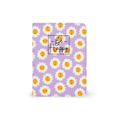 Immagine di Legami Porta Passaporto con Fiori, Passport Holder Portafoglio per Viaggiare, Custodia Passaporto, 1 Tasca 4 Tasche Carte, Protezione RFID, 10,5 x 14 cm, Tema Daisy